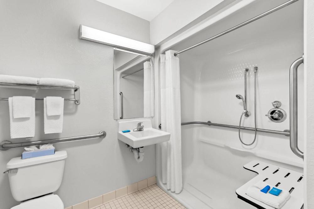 Queen Suite Handicapped with Roll-In Shower and Sofabed - Non-Smoking interior